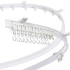 Curved Ceiling Curtain Track Bendable Mount for Curtain Rail Bunk