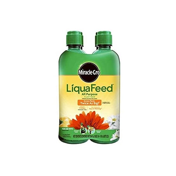 Miracle-Gro 1004325 LiquaFeed All Purpose Plant Food Refill Pack (Does