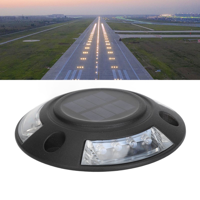 Solar Dock Light 12 LEDs Solar Driveway Light IP68 Waterproof