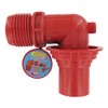 Valterra F02-3103 Red Bulk EZ Coupler Sewer Adapter