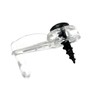 Glass Cabinet Panel Retainer Clips with Screws 25 Clips (Choose