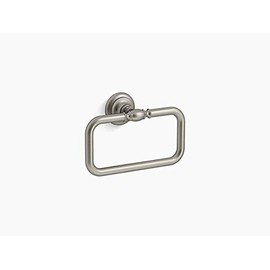 KOHLER K-72571-BN Artifacts Towel Ring, Vibrant Brushed Nickel