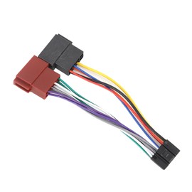 ISO Bus Female Harness Connector Adapter Fits NC Stereo Speakers for Car Radio CD MP3 Players