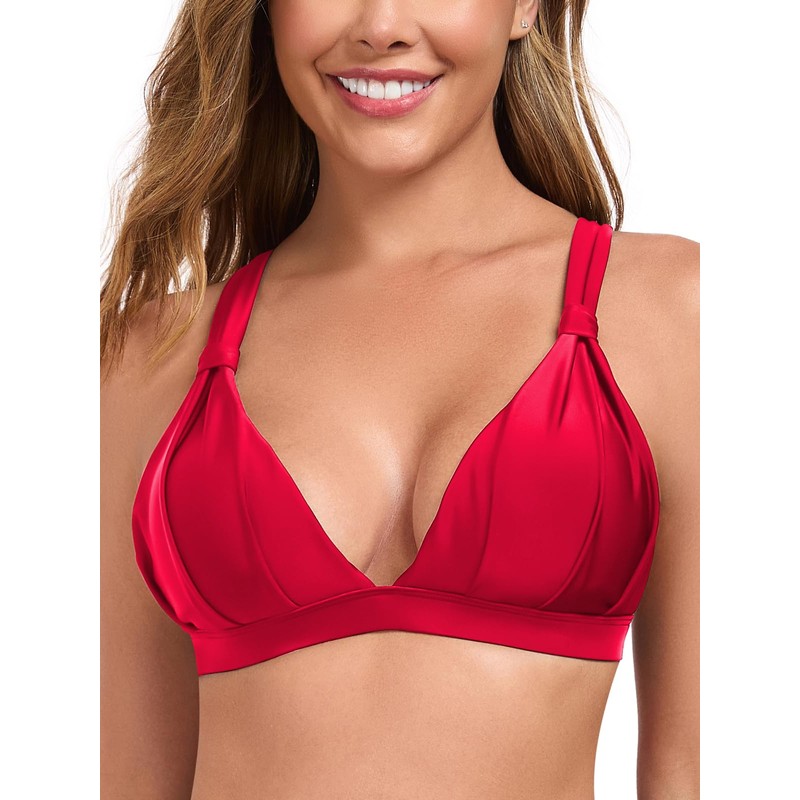 RELLECIGA - Traje de baño con espalda entrecruzada para mujer,