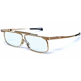Kanda Japan SlimFold 001 Folding Blue Light Reading Glasses w/Case in Gold +1.50