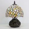 HWDFEI Small Tiffany Mushroom Table Lamp,Mini Memory Sympathy Antique lamp
