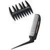 BABLO POMADE Folding Comb & Mesh Comb, Black Set, Men's