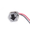 12V Dashboard Indicator Indicator Light Flat Head Dashboard Metal Lamp