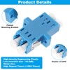 Fiber Optical Coupler LC to LC, UPC Duplex Flange Fibre