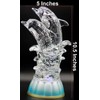 Pair of Dolphin, LED Lighted Sparkling Multi-Color Changing Home Decor
