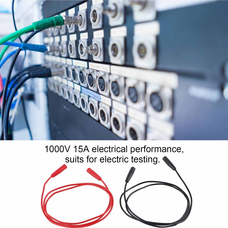 5 Sets Banana Test Lead Testing Cable Female to Female