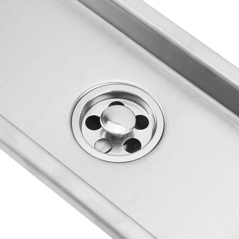 Large Flow Stainless Steel Rectangle Shower Floor Drain Bathroom Drainage