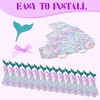 MOLENCO 15 Pcs Mermaid Themed Candy Boxes, Purple Bow Party
