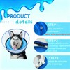 2-in-1 Soft Inflatable Dog Cone Collar Alternative with Enhanced Anti-Licking