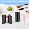 Furnido 15ml Travel Deodorant Containers,Top-Fill,Empty Plastic Oval Lip Balm Tubes