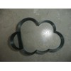 CLOUD SHAPE OUTLINE COOKIE CUTTER MADE IN USA PR4943