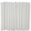 DuraHome Clear Plastic Straws Individually Wrapped 1000 Pack - 8
