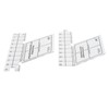 18inch Double Strip Quilting Ruler 60 Degree Diamond Quilt Ruler