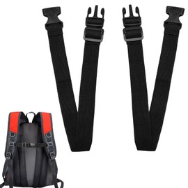 Arvoni 2 Pcs Backpack Chest Strap, waist pack extender, Backpack Sternum Strap Adjustable, luggage Straps, Rucksack Chest Strap with Quick Release Buckle for School, Hiking, Jogging, Cycling
