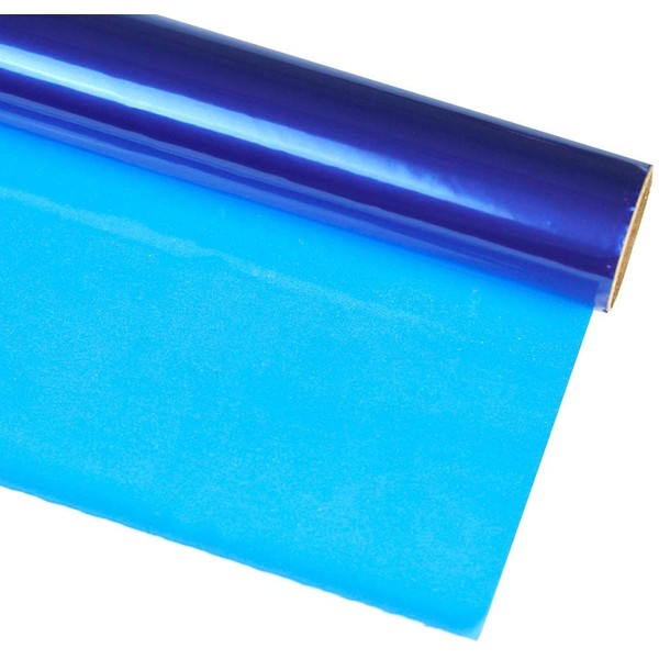 Hygloss Products Cellophane Roll – Cellophane Wrap for Crafts, Gifts, and Baskets 20 Inch x 5 Feet, Blue