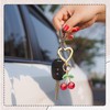 Auiremrti Sweet Cherry Keyring, Kawaii Cherry Bag and Purse Charm