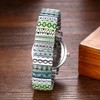 Lancardo Women Stretch Band Watch: Bohemia Colorful Elastic Strap Analog