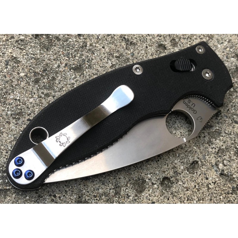 18-8 Blue Stainless Steel Screws For Spyderco Pocket Clip Manix