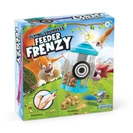 Flying Squirrels Feeder Frenzy Board Game – Kids Games, Family Games for Kids and Adults, Board Games for Family Night, Multi-Player Board Games, Aim & Release Nuts to Win, Ages 6+