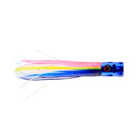 Billy Baits, Magnum Turbo Whistler Lure, Blue/Pink/Pearl Skirt, 2 oz / 56.6 g Head