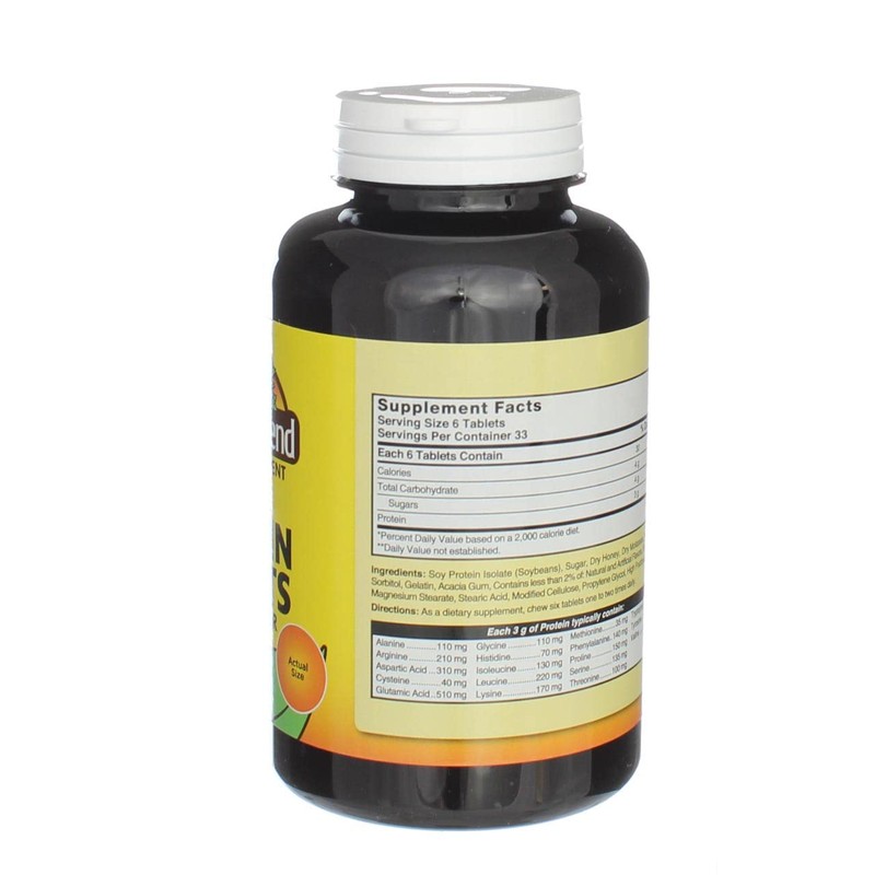 Protein Tablets Honey Flavor 200 Tabs