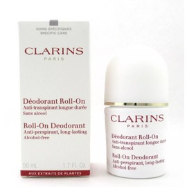 Clarins Roll On Deodorant Antiperspirant Alcohol-free 1.7 oz./ 50 ml. New