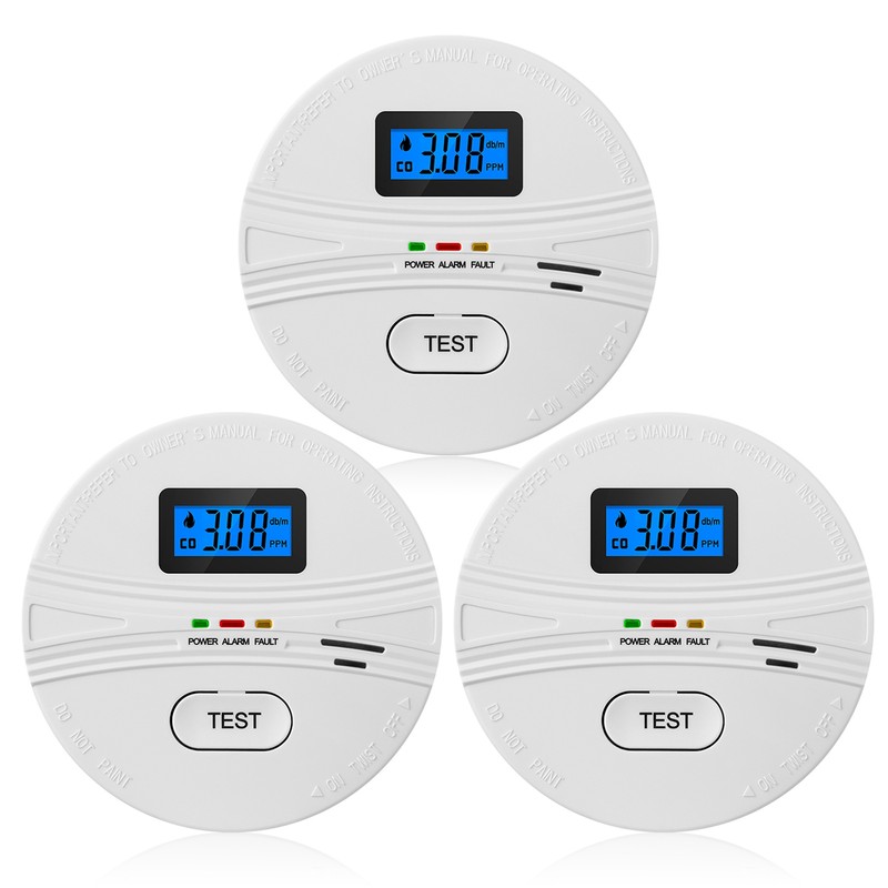 Smoke Detector and Carbon Monoxide Detector 3 Packs 2 in