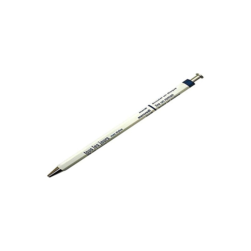 Mark's French Days Ballpoint Pen - White