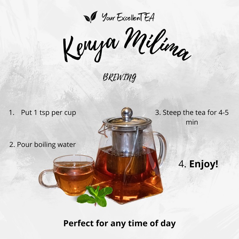 Your ExcellenTEA - Kenya MIlima Black Loose Leaf Tea250g