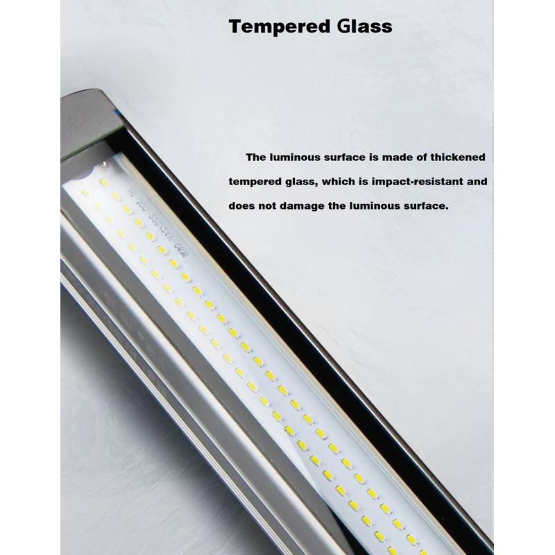 XUNDE Industrial/Machine LED Tube Light, 20W 110-220V IP67 Explosion Proof
