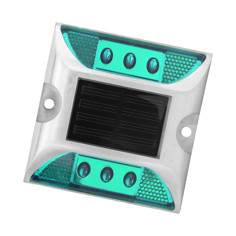 LED Solar Power Ground Marker Lights Waterproof Outdoor Driveway Road