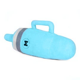 Muttzie Blue Tumblr Cup Dog Toy - Adorable Plush Parody Dog Toy with Dual Squeaker for Engaging and Safe Playtime for Dogs