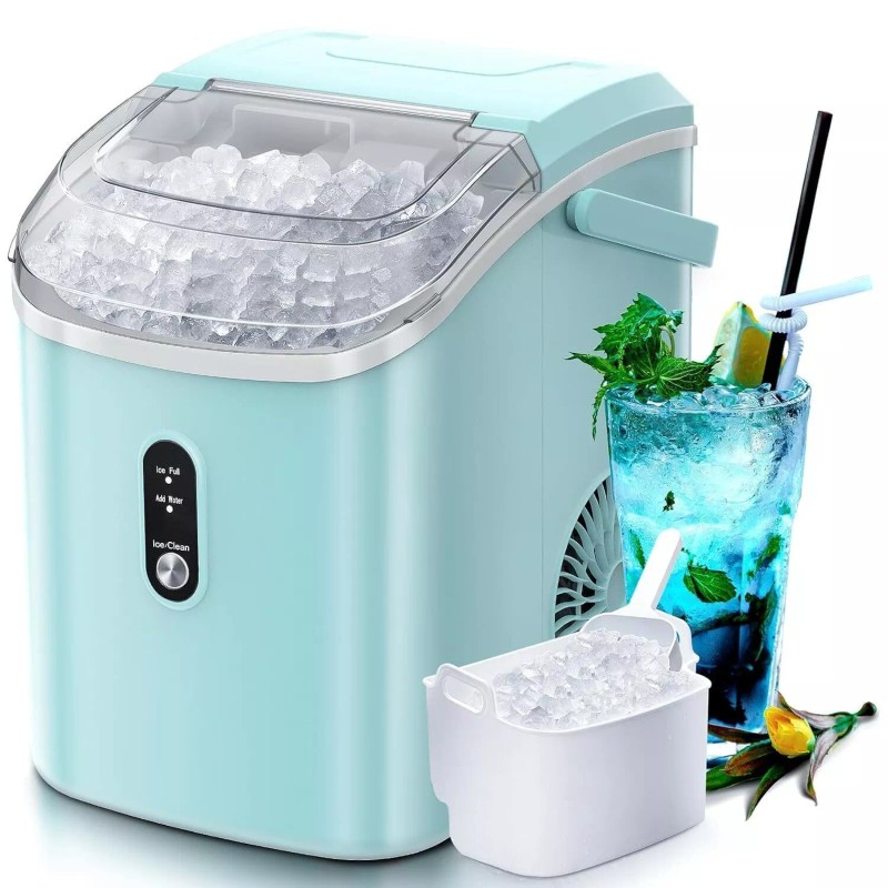 Unbranded 34Lbs/24H Nugget Countertop Ice Maker with Soft Chewable Ice