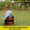 Electric Fencing Net, 35.4" H x 164' L, Portable Double