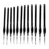 12Pcs Paint Brush Set for Face MakeUp Nail Scale Model