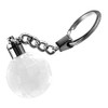 LED Crystal Keyring, Portable 7 Colours Stainless Steel Luminous Ball