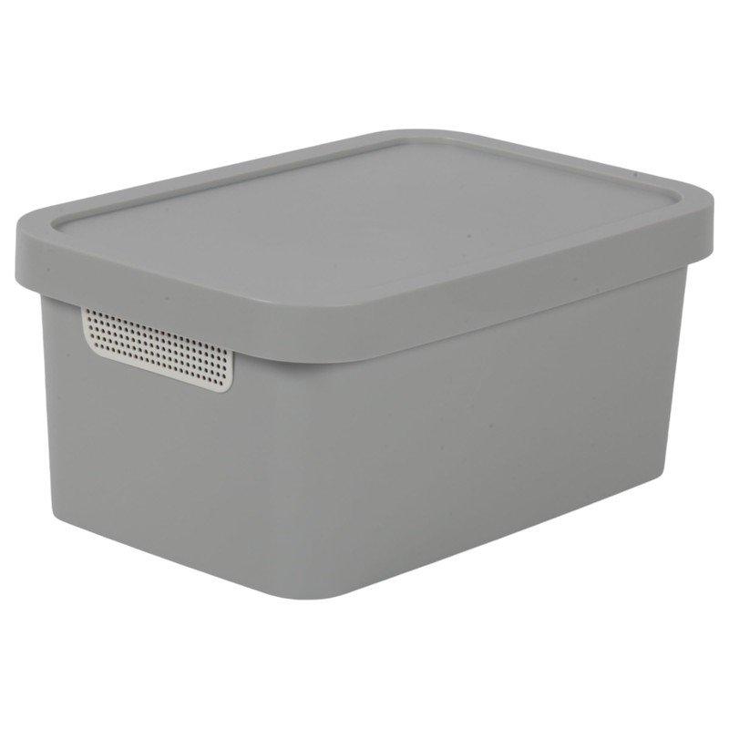 Jolie Max Plastic Storage Box with Lid, Stackable & Space-Saving