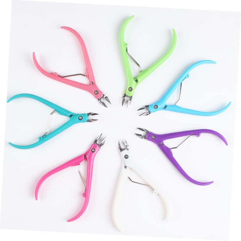Healeved 3pcs Cuticle Nipper Handle Nail Clippers Manicure Nipper Cuticle