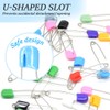CEEYSEE 50 Pieces Safety Pins Diaper Pin 2.12 Inch Stainless