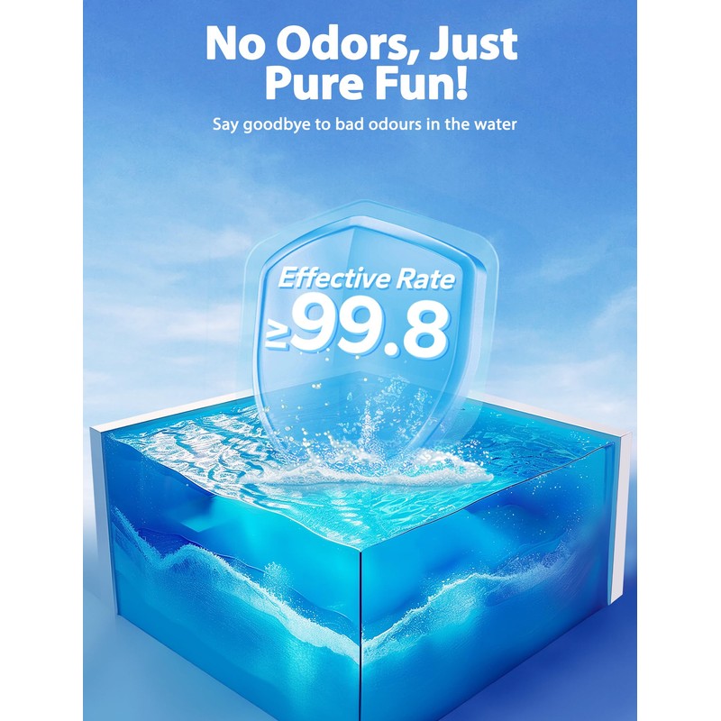 SUMMERBUDDY Pool Clarifier for Above Ground Pools and Inground Pool,