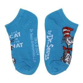 Dr. Seuss Book Titles and Characters Kids Week Of Socks Box Set Crew and Ankle Mix And Match 7 pares, Multicolor, Talla única