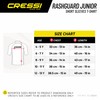 Cressi Junior Lycra Skin Short Sleeve Rash Guard UV Sun