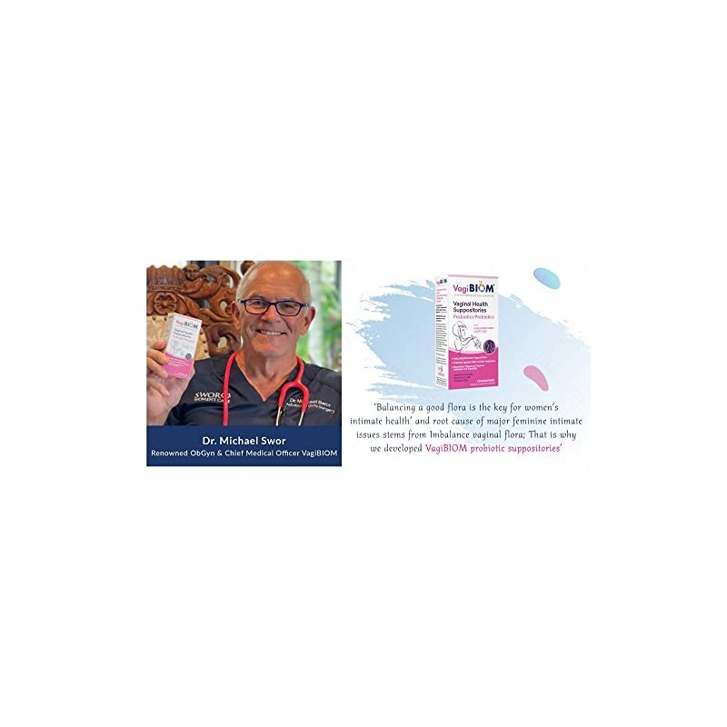 Biom Probiotics- Supositorio Probiótico Biom Régimen de Control de Ph
