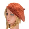 ZLYC Women Cable Knitted Berets Braided Baggy Beanie Winter Wool