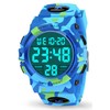 Dislocati Multi-style LED Waterproof Digital Clock Alarm Clock for Children